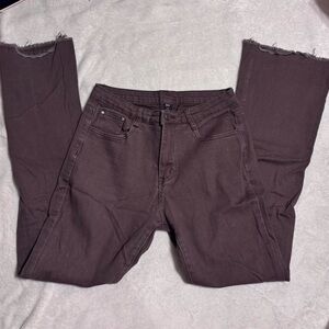 mark. Men's Dark Brown Straight Jeans